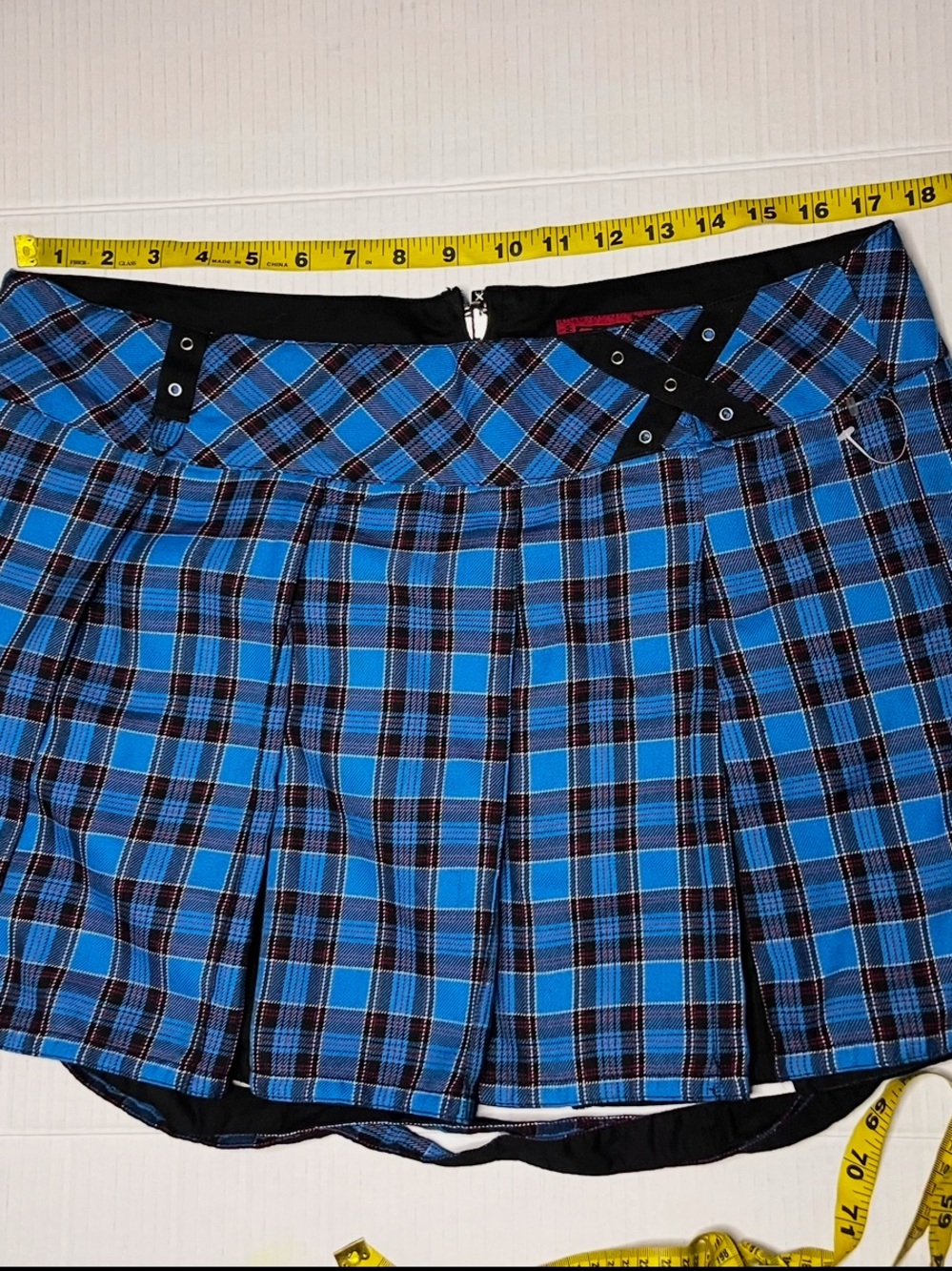Tripp NYC Vintage Pleated Punk Suspender Skirt - Picture 7 of 9